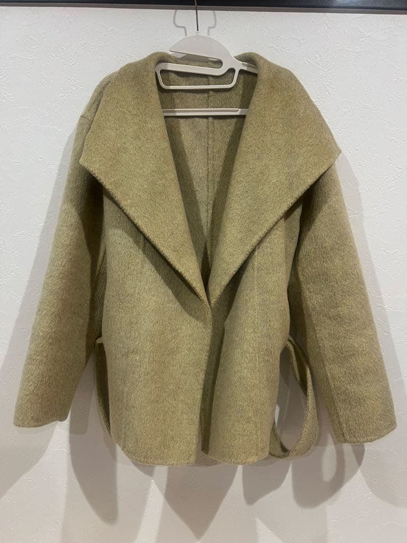 OHOTORO Ecru Half Coat - メルカリ