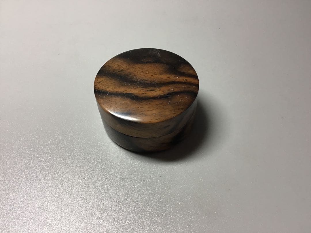 縞柿 黒柿 ミニ食蘢 小物入れ 香合にも - メルカリ