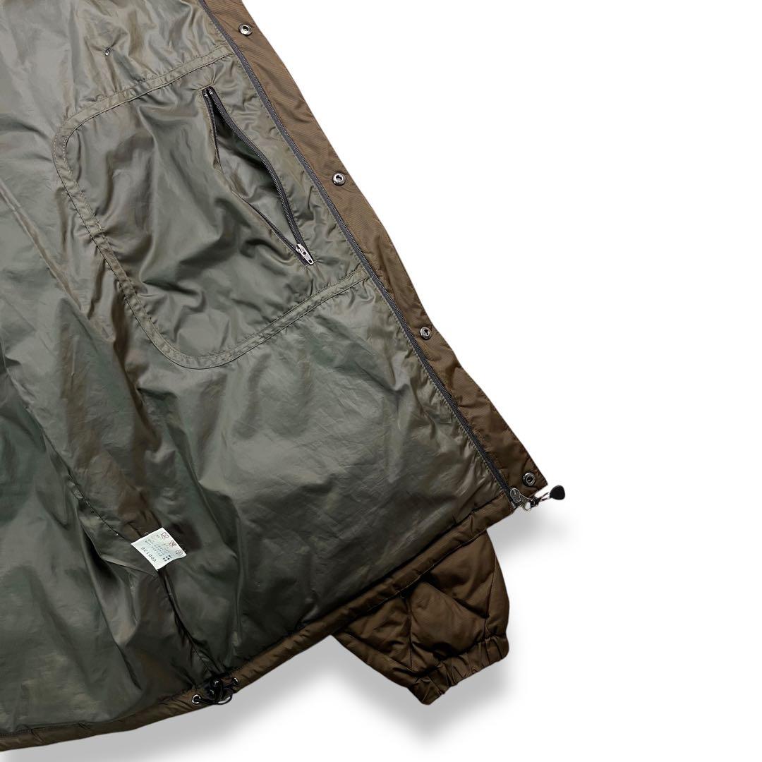 90s MOONSTONE ムーンストーン キルティングダウンジャケット 茶色