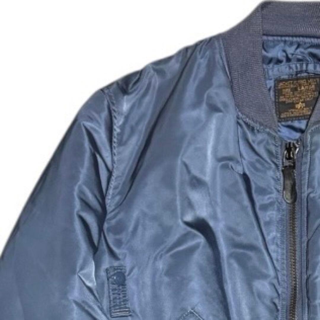 ALPHA 米国製 50s復刻 MA-1 フライトジャケット エアフォースブルー