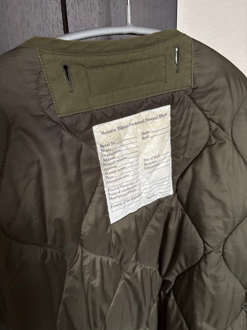 3way】シンゾーン フィールドパーカー34 キルティングライナー付