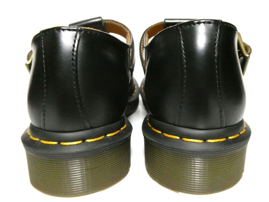 最大サイズUK6！極上美品！ドクターマーチンPOLLEYTバーストラップ
