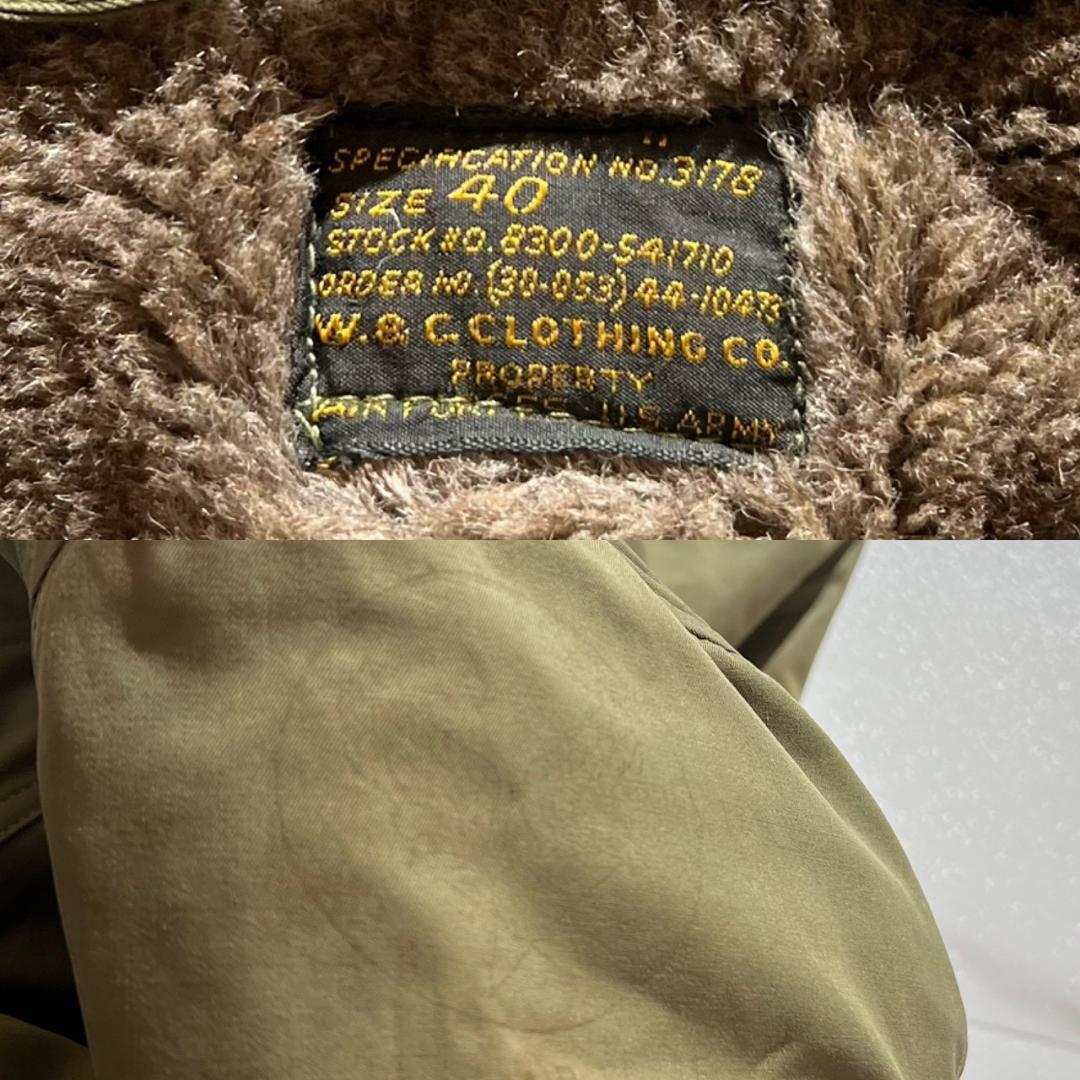 40s USAAF B-11 フライトジャケット ムートン襟 パーカー 40 - メルカリ