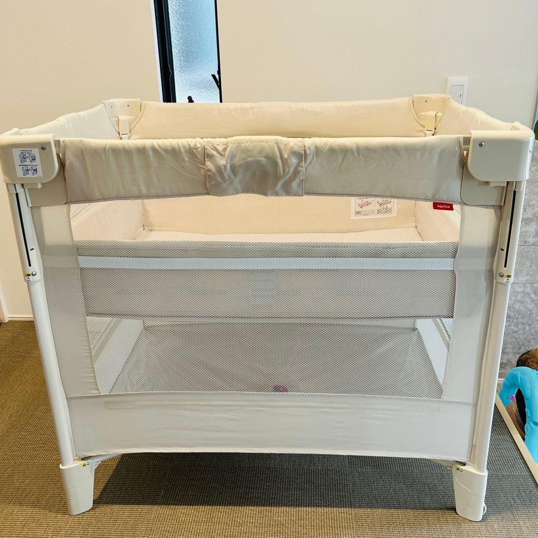 Aprica アップリカ ココネルエアー ホワイト 折り畳みベビーベッド 楽天市場】アップリカ(Aprica) ココネル エアー(COCONEL Air) ベビー