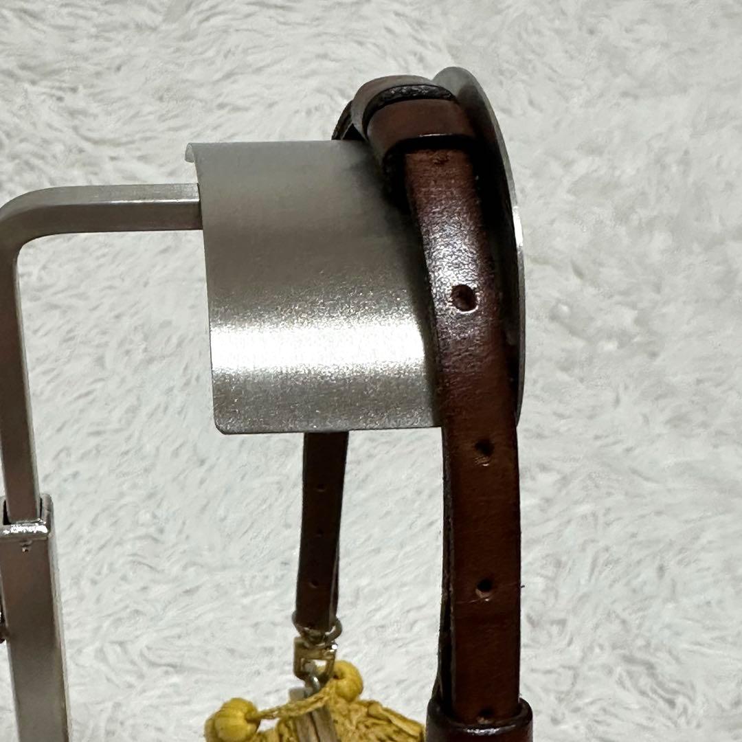 美品✨ジャマンピュエッシュ がま口 ビーズ ワンショルダーバッグ