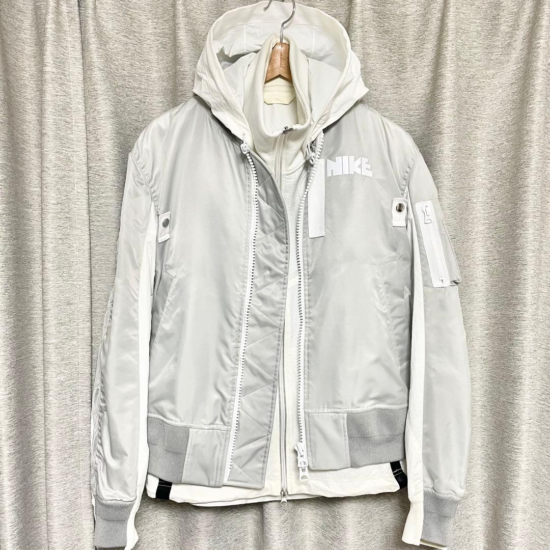 レア Nike sacaiナイキ サカイ ボンバージャケット MA-1サイズXS