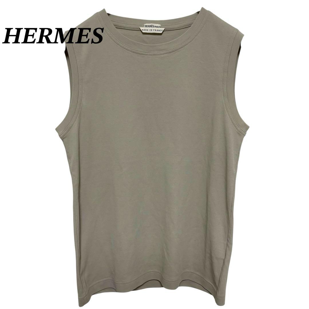HERMES エルメス マルジェラ期 ノースリーブ カットソー 34 - メルカリ