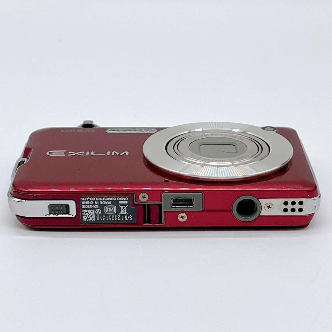 美品】CASIOEXILM CARD EX-S10オールド コンデジ レッド - メルカリ