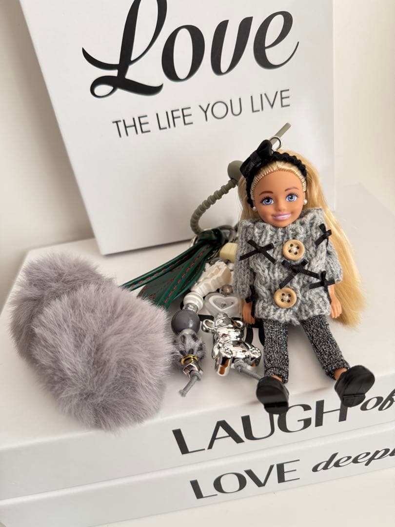 バービーチャーム バービーキーホルダー キーリング - メルカリ