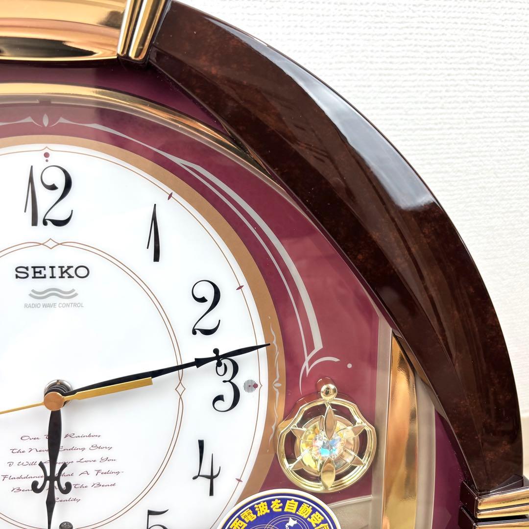 希少品】SEIKO 電波からくり時計 RE553B - メルカリ