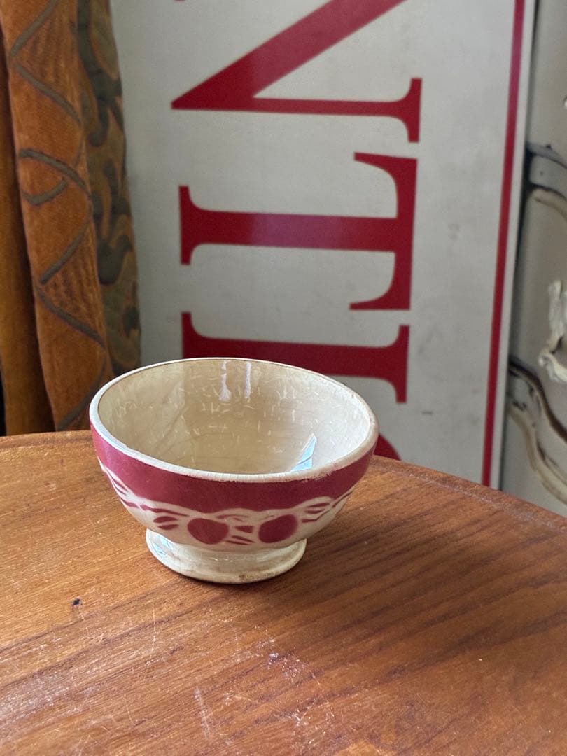 フランス アンティーク カフェオレボウル ムーランデルー 林檎