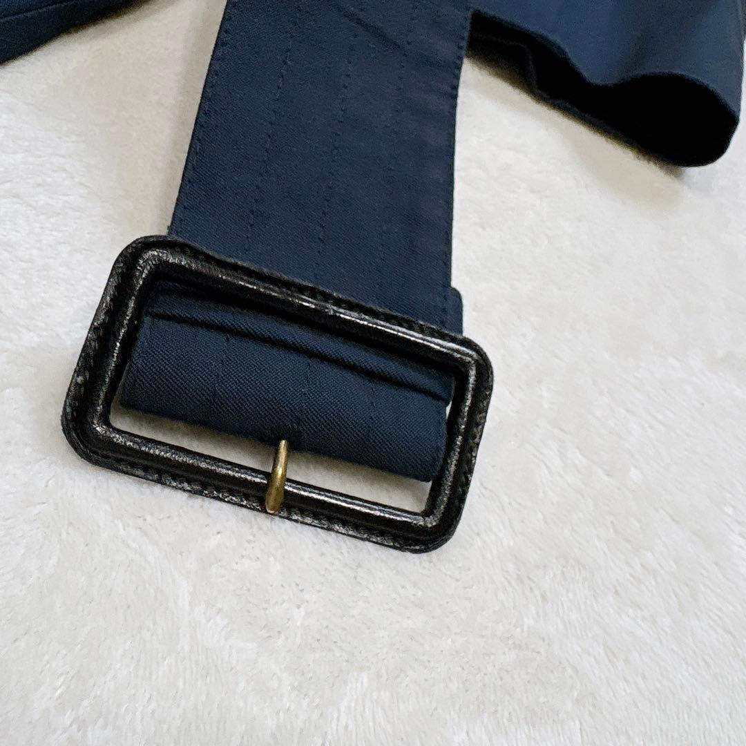 ほぼ未使用✨ アクアスキュータム トレンチコート ネイビー 44 XXXL