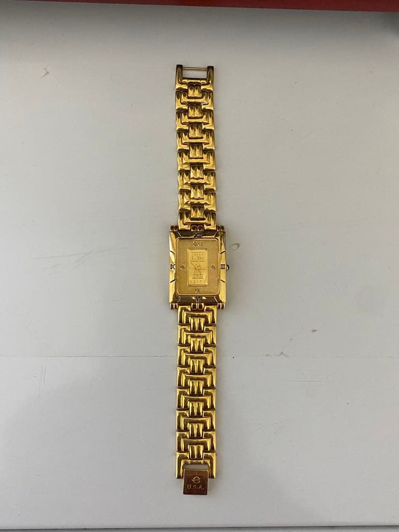 USA 時計999.9 純金 インゴット入り 24K 腕時計 - メルカリ
