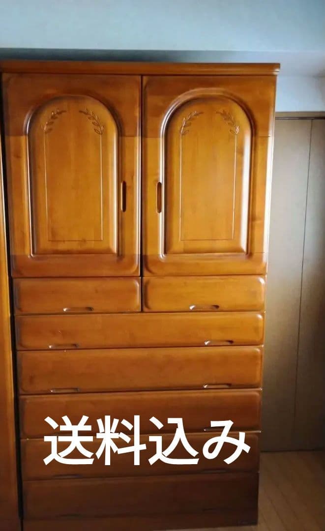 2月23日まで出品　送料込　高級　 箪笥　着物　タンス　ポリエステル塗装　国産 2月23日まで出品 送料込 高級 箪笥 着物 タンス ポリエステル塗装 国産