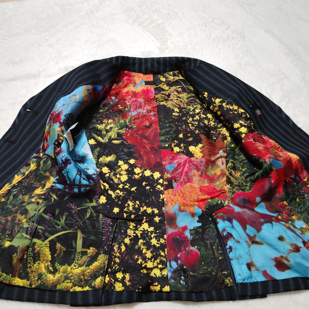 ポール・スミス Paul Smith 派手 花柄 ジャケット裏地 38 М 黒 - メルカリ