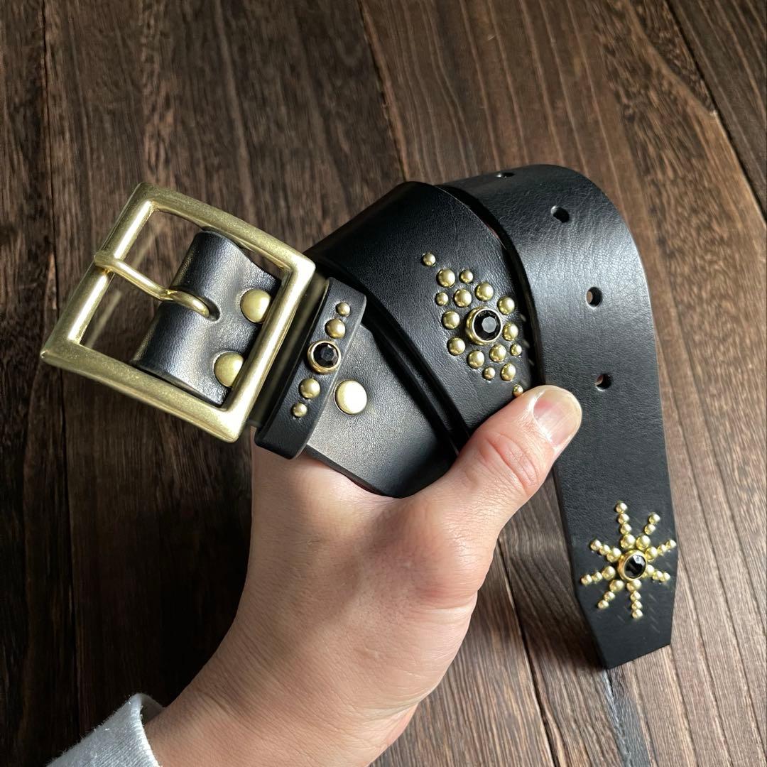 ディッキーズ874専用スタッズベルト 真鍮 ミッスーリ HTC CALEE - メルカリ
