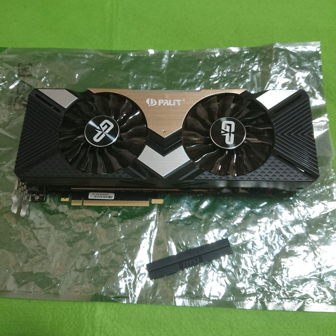 【動作品】PALIT RTX2080Ti Dual 11G GDDR6 GeForce RTX 2080 Ti DUAL 11GB GDDR6 Graphics Card, NE6208T020LC-150A
