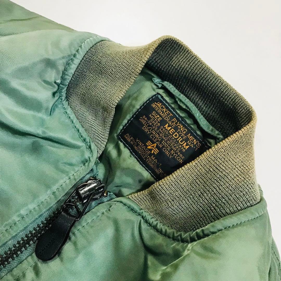 USA製 90s ALPHA アルファー MA1 50s復刻フライトジャケット - メルカリ