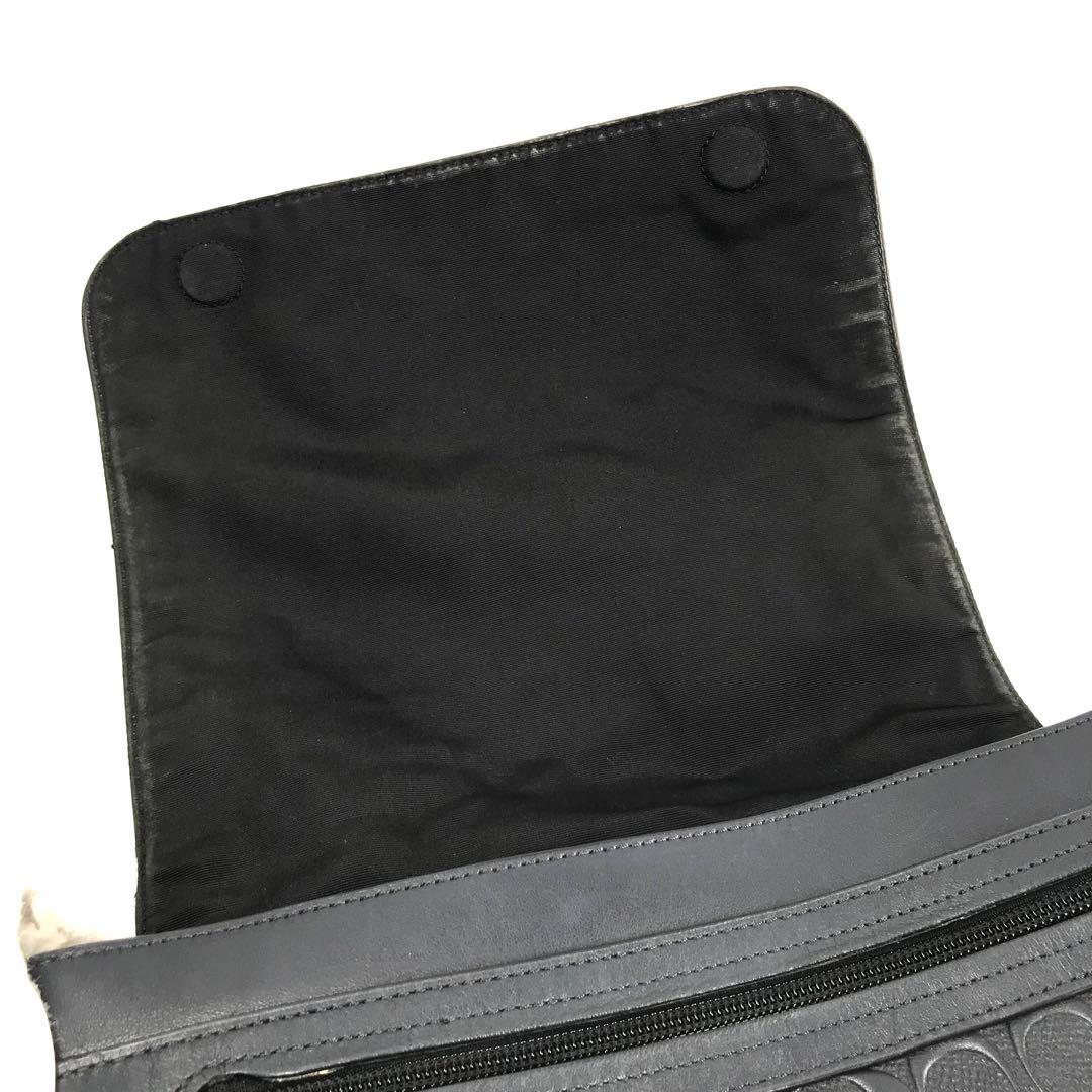 チャーリーパパさま専用】コーチ ブラック ショルダーバッグ 72220