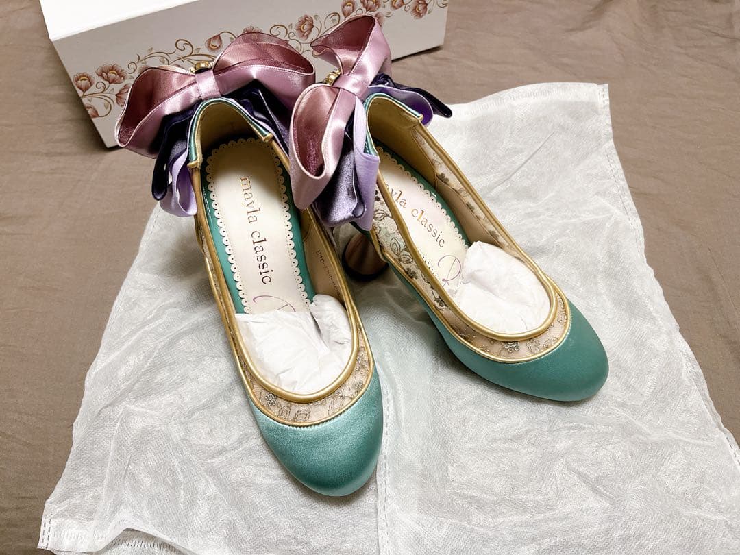 らんま1/2 mayla classic パンプス 22.0cm 完売品 美品