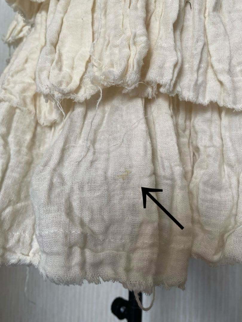 STIGMATA◇切りっぱなし 3段フリル ガーゼスカート◇ - メルカリ