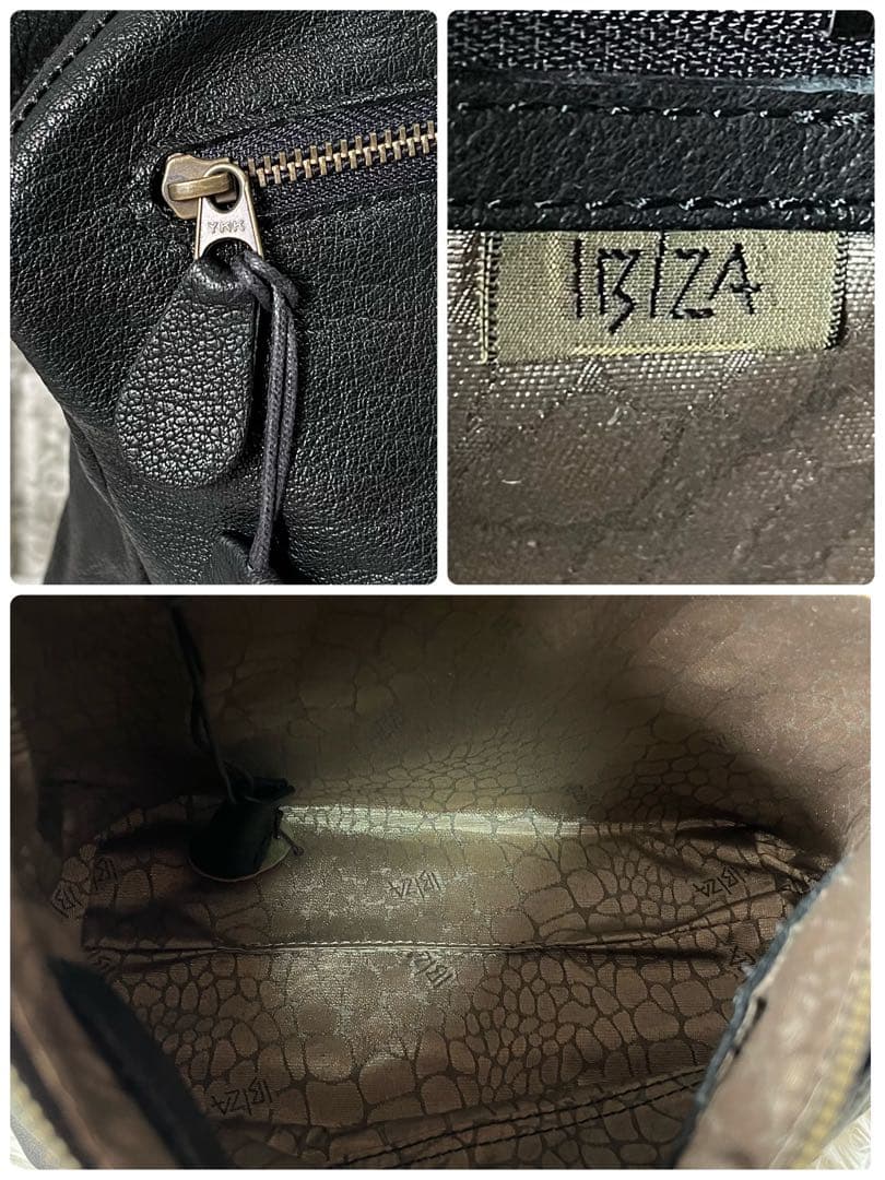 新品未使用】イビサ ぞうモチーフ レザー バックパック リュック