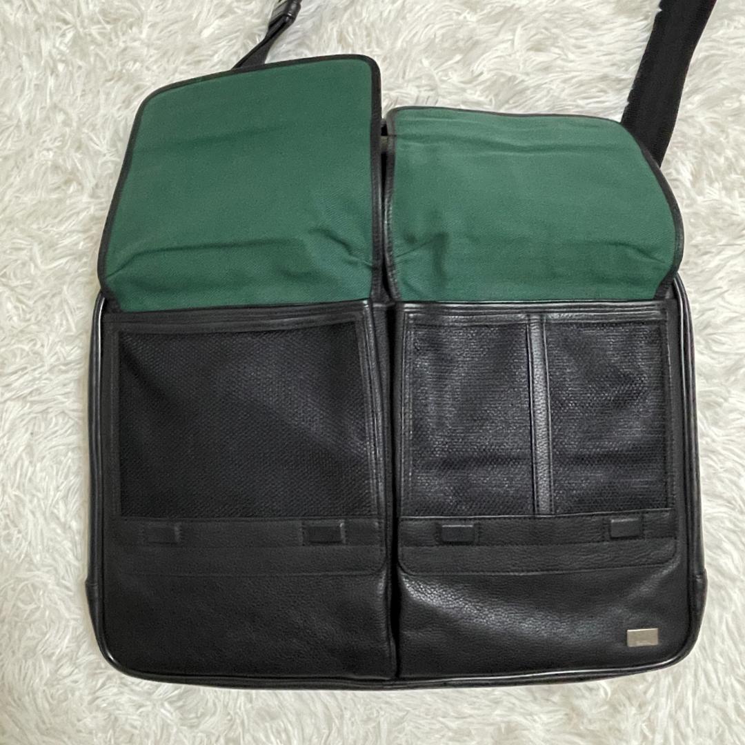 ダンヒル 2way アボリティーズ シボ革 オールレザー ビジネスバッグ A4可