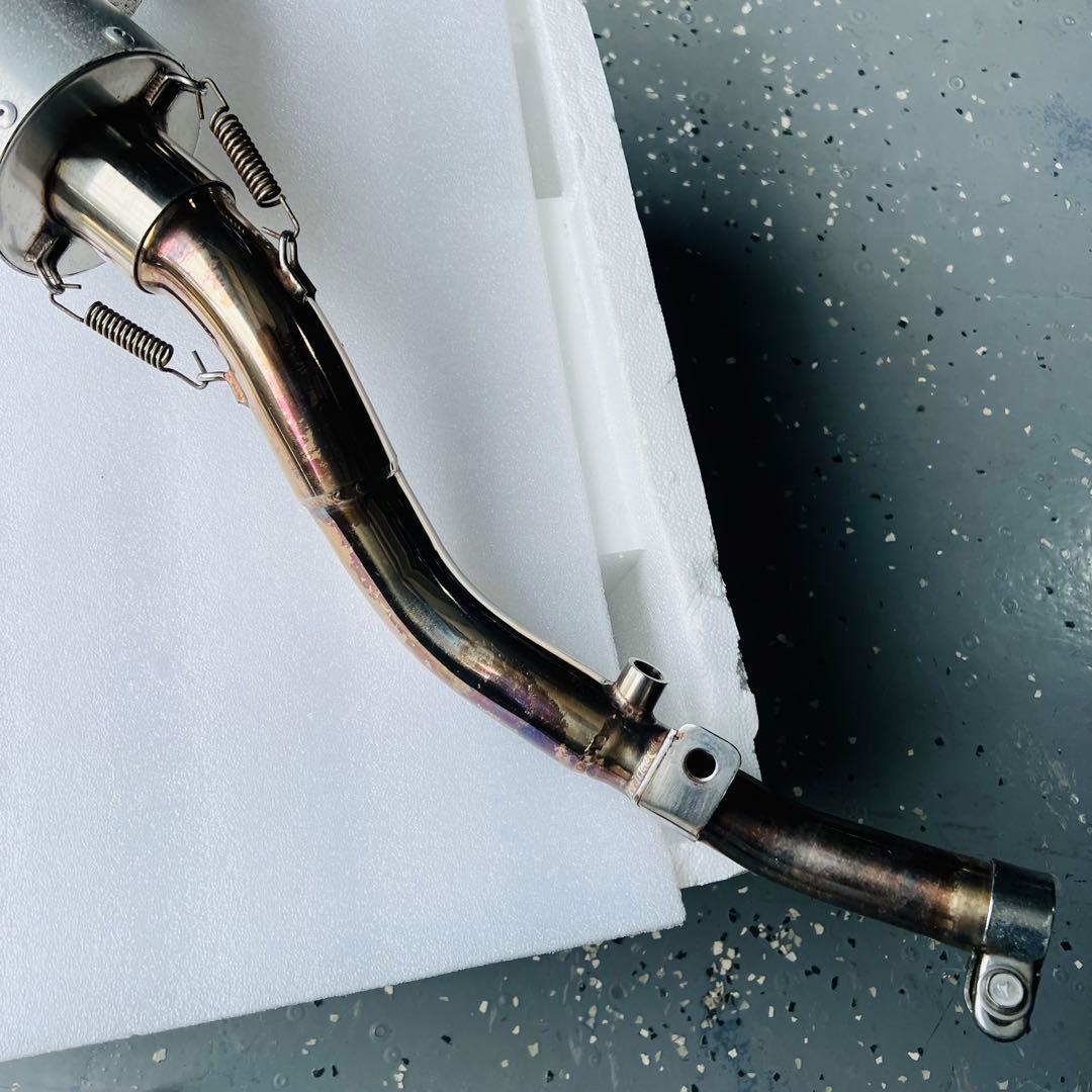 カワサキ KLX125 dトラッカー125 フルエキ マフラー デルタ バレル4