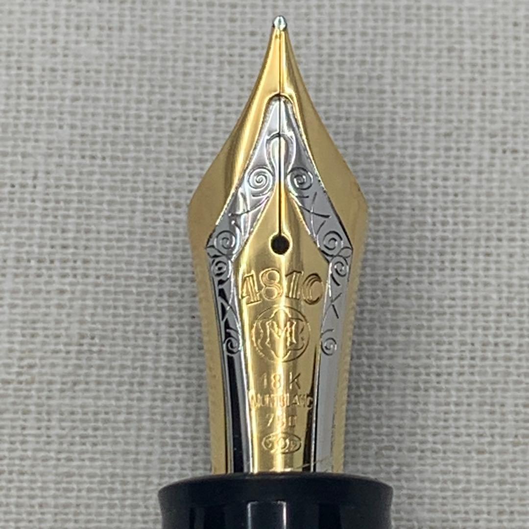 良品 モンブラン 149 3帯18K F マイスターシュテュック ヘミングウェイ