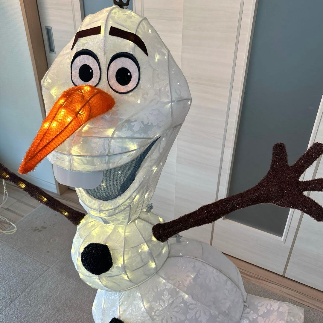 アナと雪の女王 オラフ イルミネーション オブジェ - メルカリ
