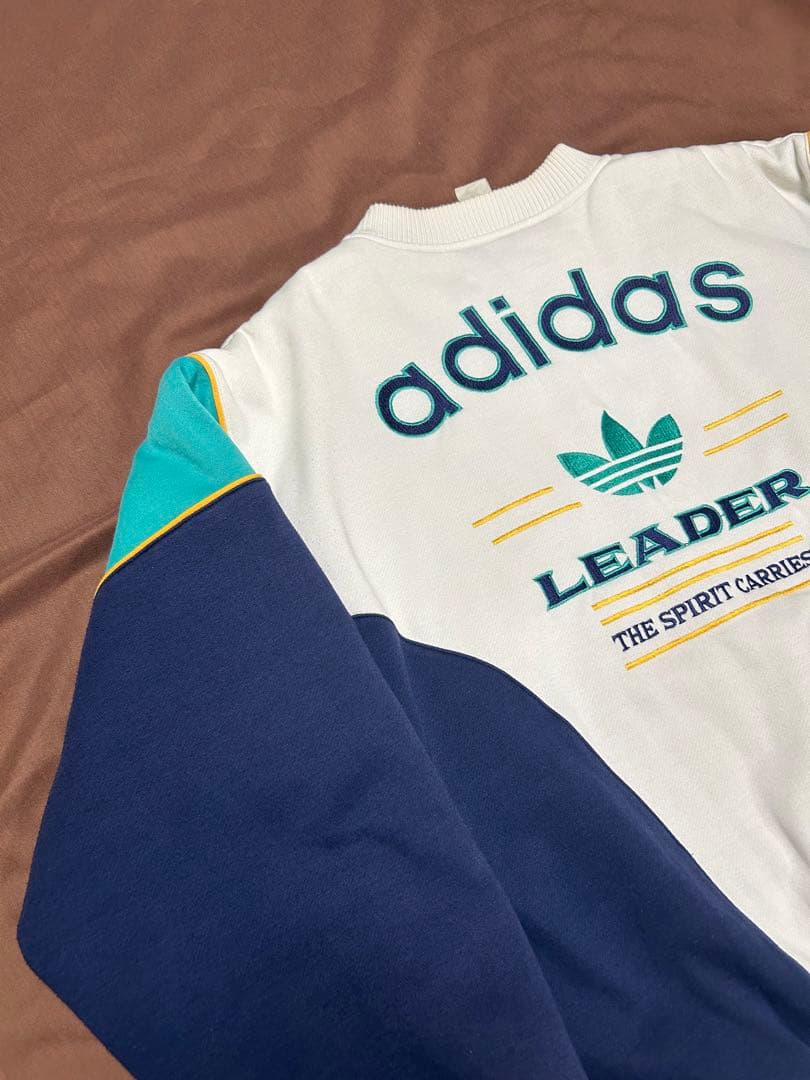 90s adidas アディダス スウェットスタジャン \"LEADER\" 中綿