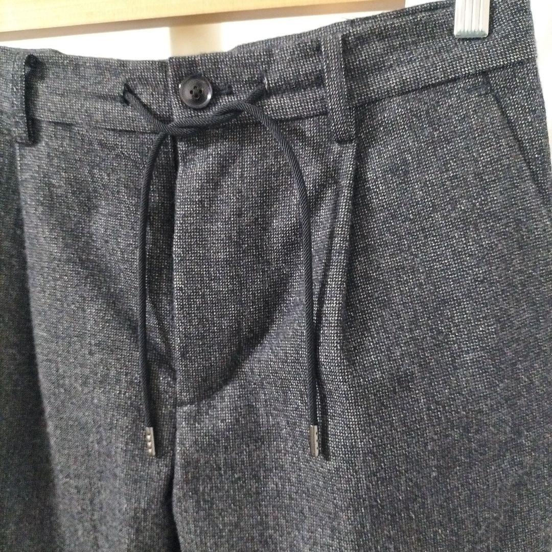 ジュンハシモト ナノライブラリー グレー ウール混紡 シングルブレスト