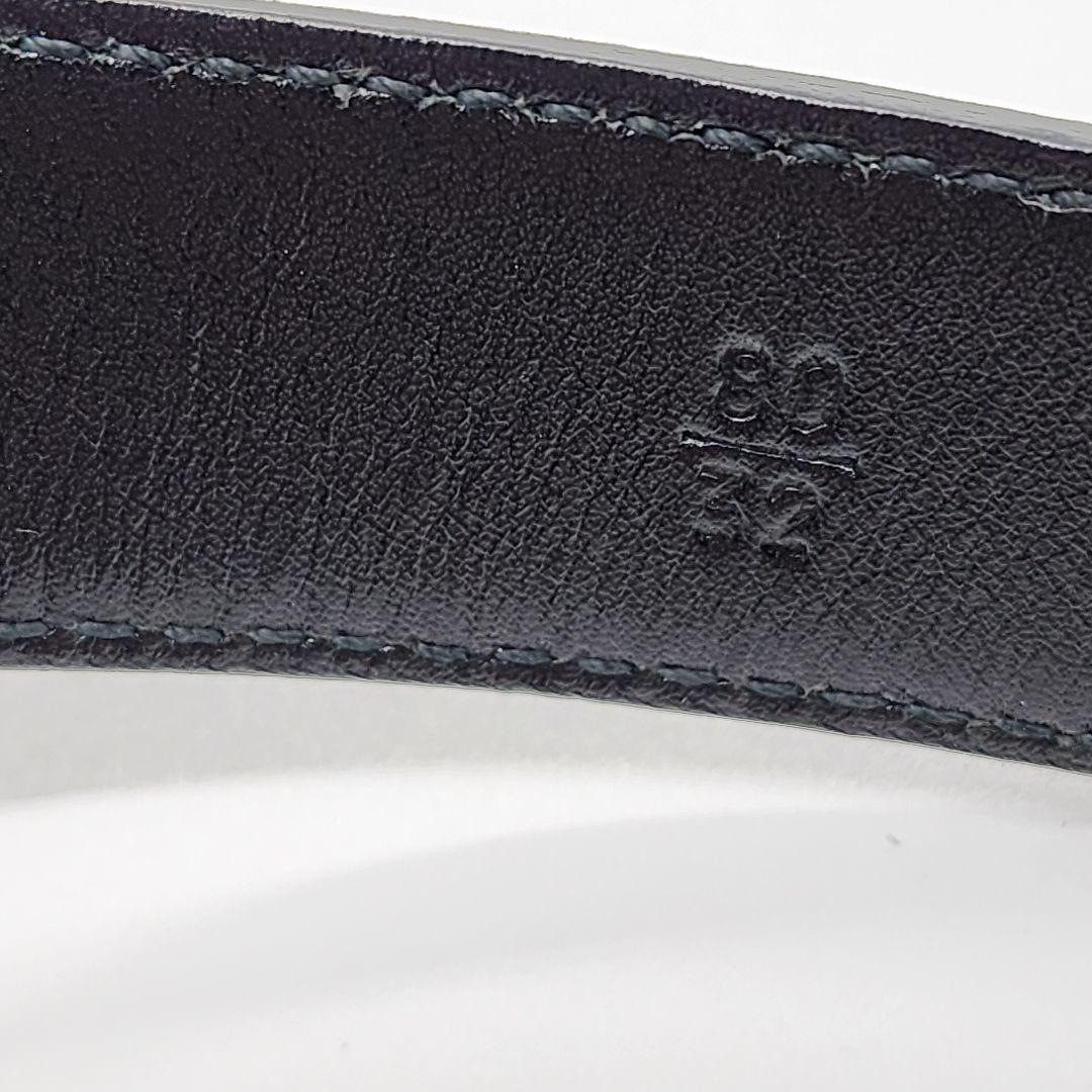 極美品 】 プラダ サフィアーノレザー ベルト ハートチャーム ブラック