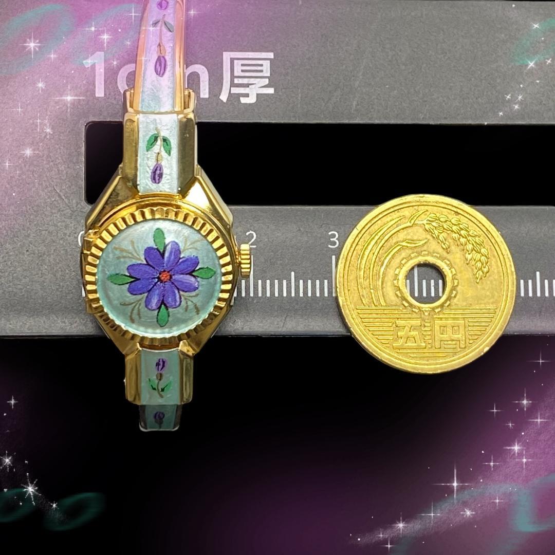 《美品 稼働品》 ビーウオッチ レディース腕時計 バングルウォッチ クオーツ