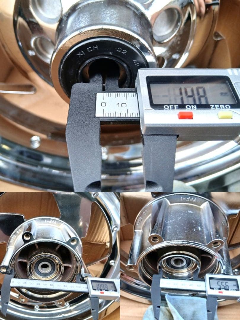 ビックスクーター メッキホイール 13インチ ヤマハ マジェスティ