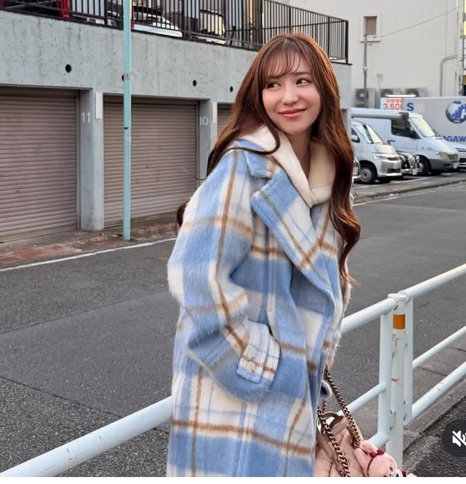 FURFUR チェック柄ロングコート FURFUR｜シャギーロングコート | Rakuten Fashion(楽天ファッション