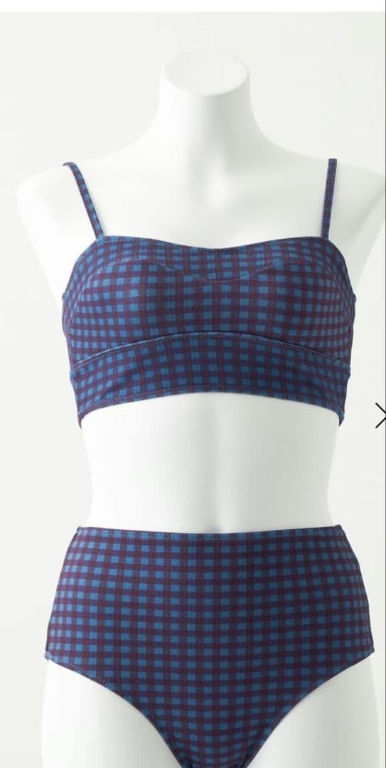 green label relaxing　ビスチェ&ショーツ チェック柄 水着 3600025S0983_x1_a015.jpg