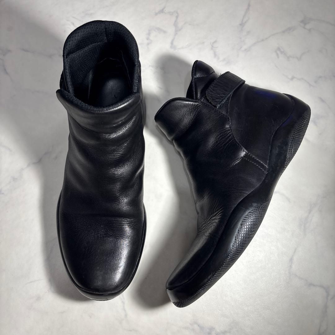 99AW PRADA SPORT leather boots archive - メルカリ