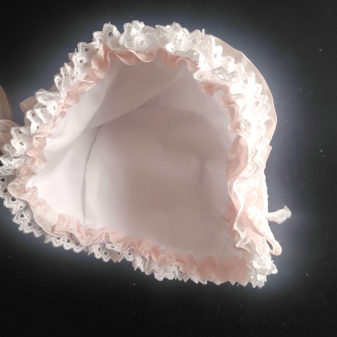 真っ白なアンティークドールドレスとボネのセット - メルカリ