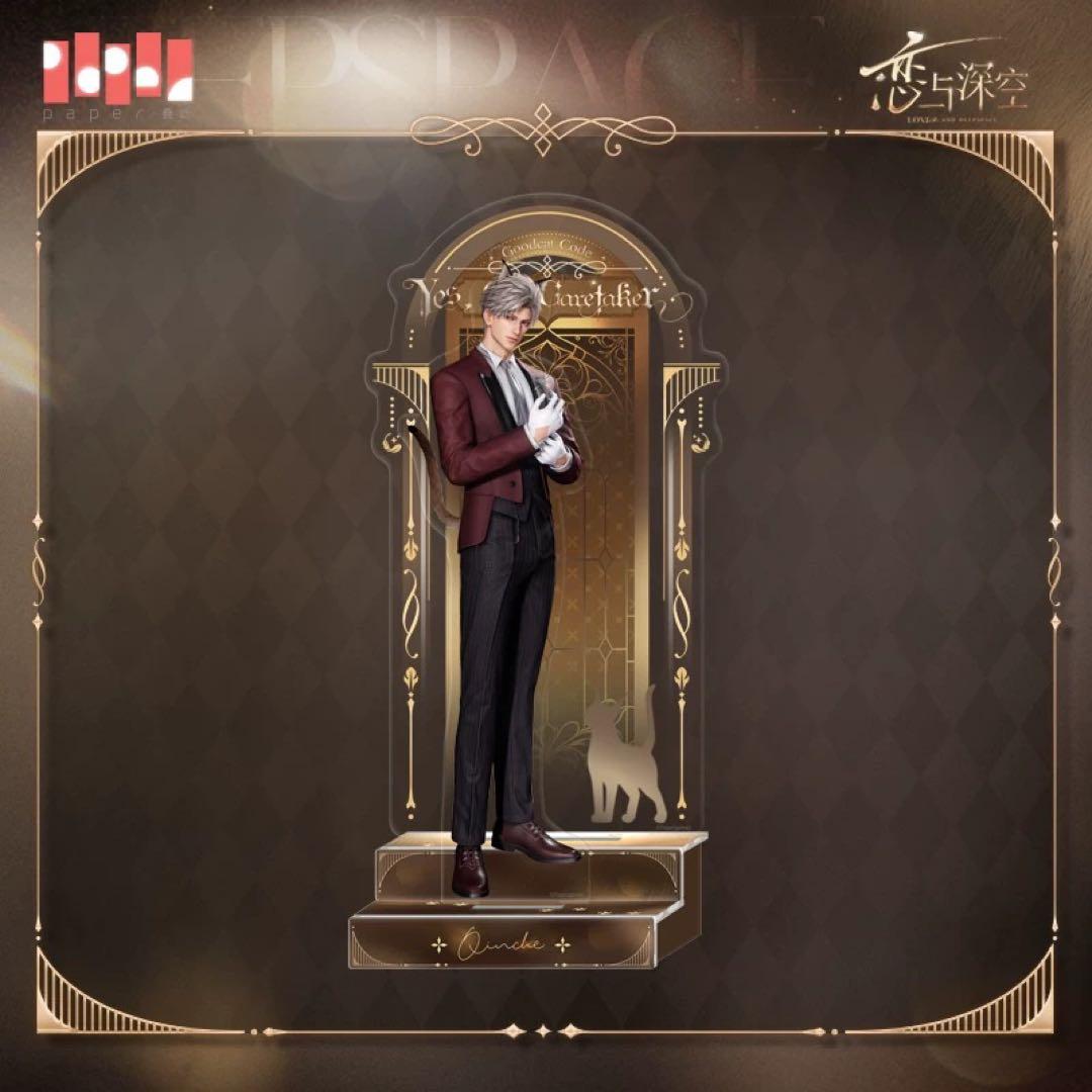 恋と深空 シン 猫執事 缶バッジ アクスタ カードセット 公式正規品