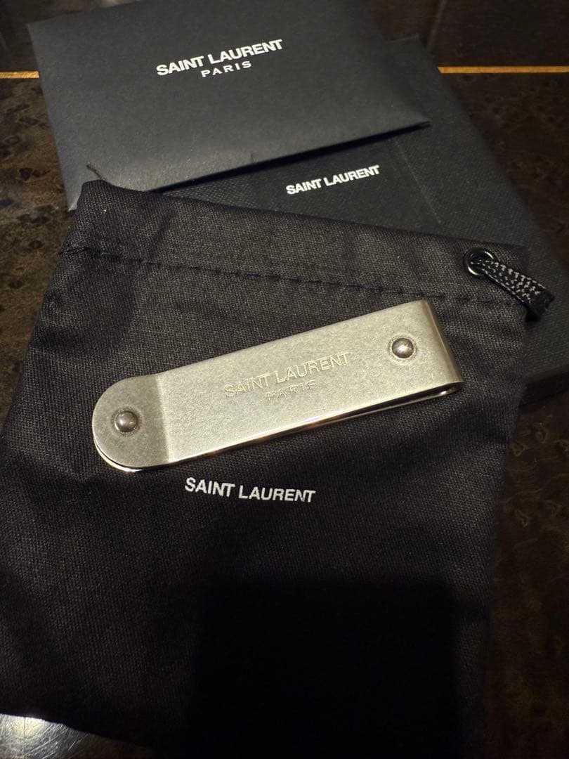 サンローランパリ マネークリップ SAINT LAURENT サンローラン マネークリップ/財布/BILL CLIP WALLET