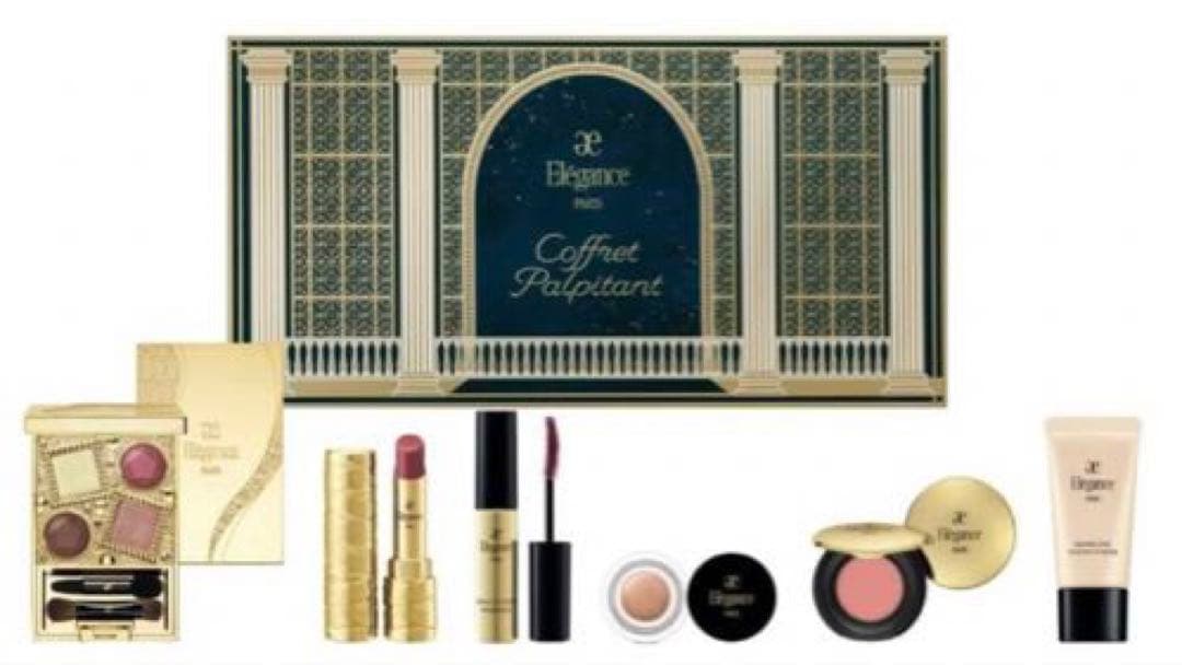 新品未開封 エレガンス elegance クリスマスコフレ 2024 エレガンスの「2024年クリスマスコフレ」全色スウォッチ！イエベ
