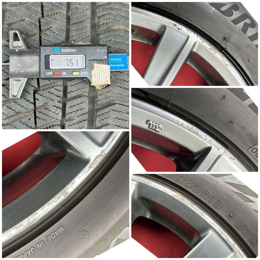 75%溝有！日本製。SUBARU スバル レガシィ純正ホイール18インチ - メルカリ