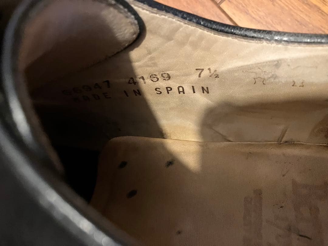 Berwick バーウィック プレーントゥ ダイナイト 26.5cm 型押し