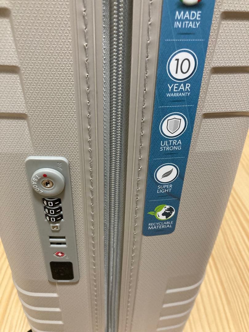 新品イタリア製キャリーケース ロンカート イプシロン35～40L ベージュ