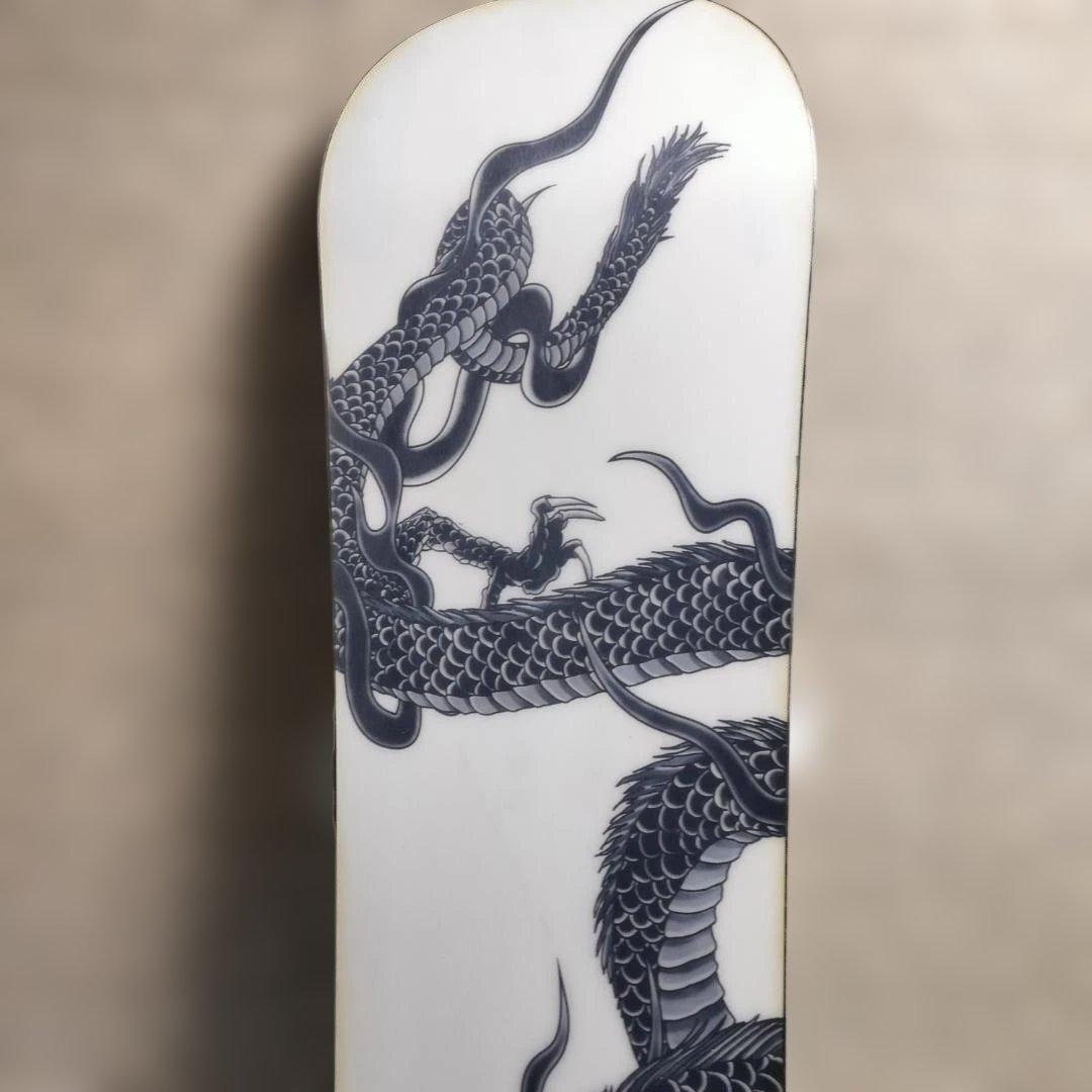 眞空雪板等】スノーボード 3点セット（龍・ドラゴン）＋Union