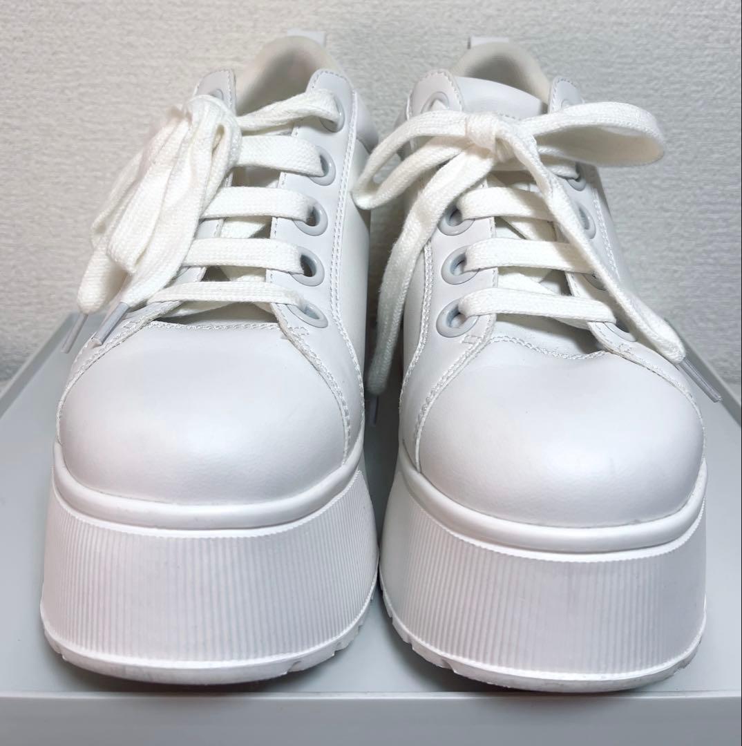 美品 鈴木亜美 厚底スニーカー Lサイズ 24.5 25.0 - メルカリ