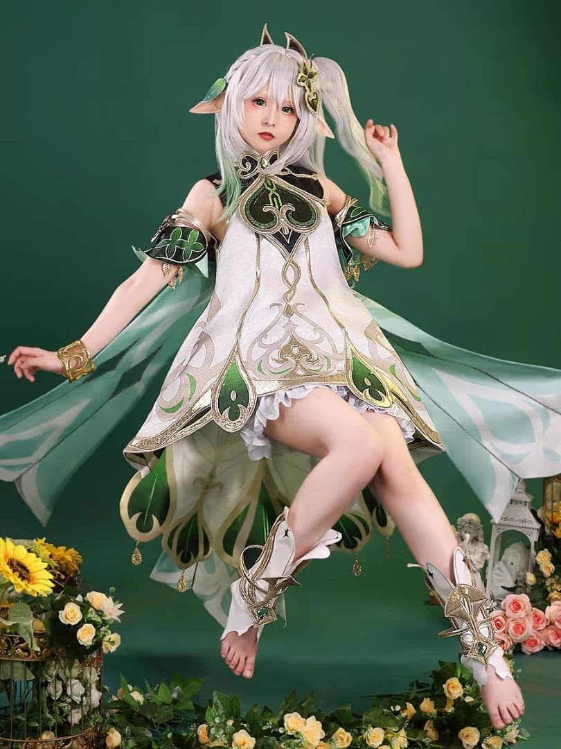 原神げんしん ナヒーダ 三分妄想製 コスプレ衣装 高級感フルセット