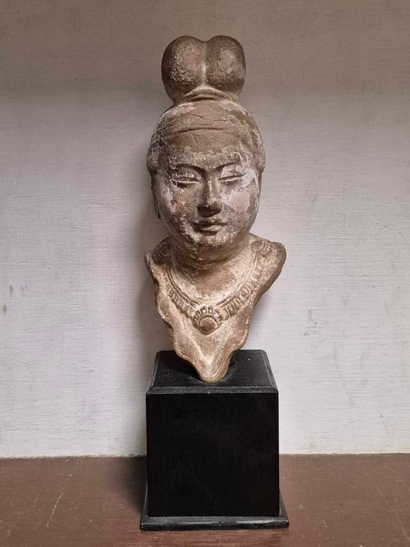 中国　テラコッタ　人物俑　置物　仏　観音像　菩薩 c994c4059e274f080c0fc901269fb4