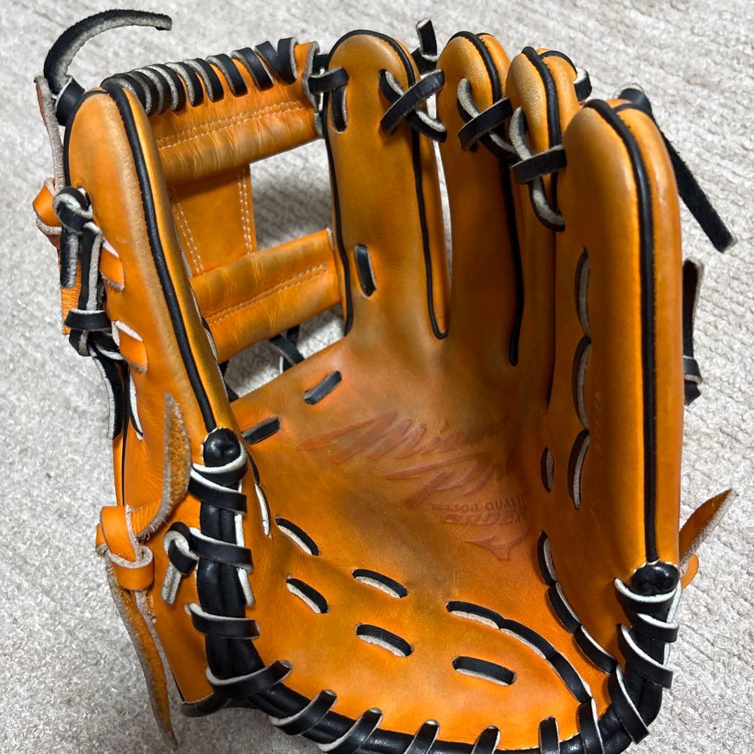 坂本モデル　硬式 ミズノプロオプションオーダー ミズノプロ硬式オーダーグラブ 坂本モデルを固さを残して浅めに型付け